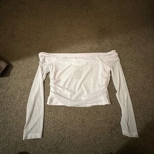 Chic Off-Shoulder White Blouse